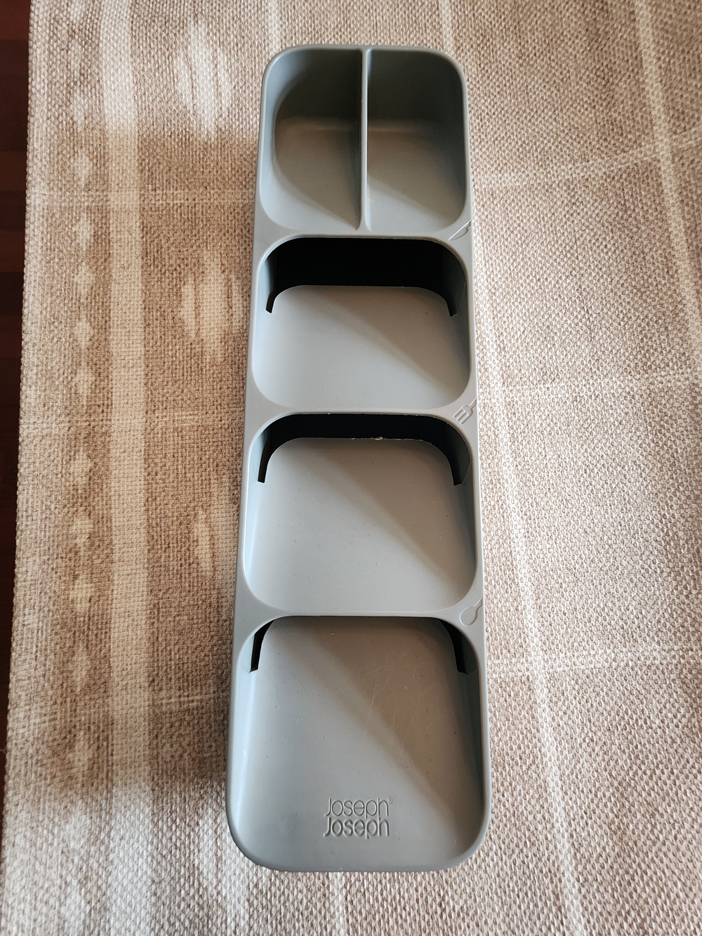 Joseph Joseph Gray Silicone Cutlery and Utensil Tray Organizer
